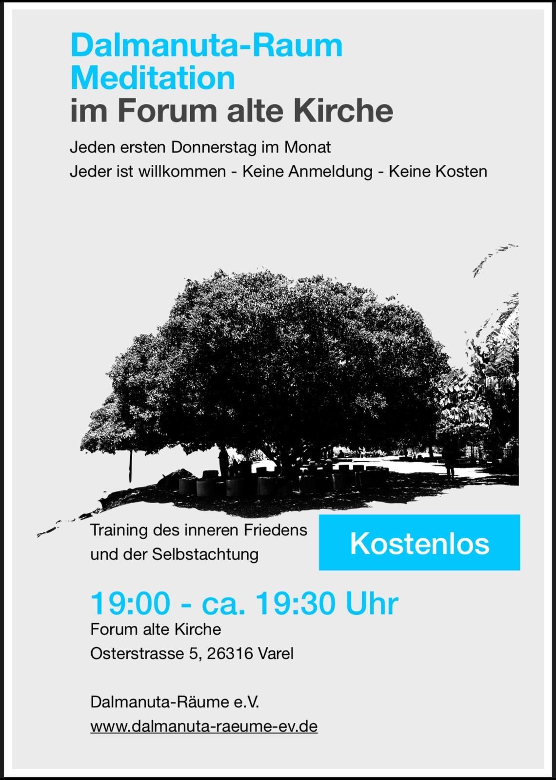 Flyer zu den Dalmanuta Räumen